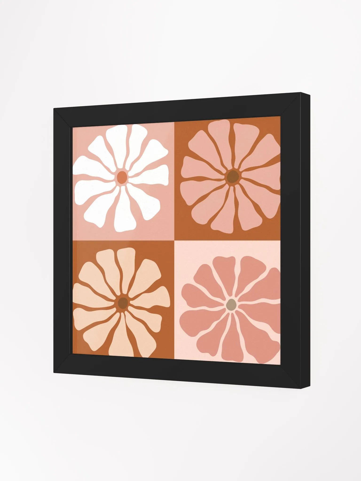 Floral Mosaic - Framed Poster product image (2)