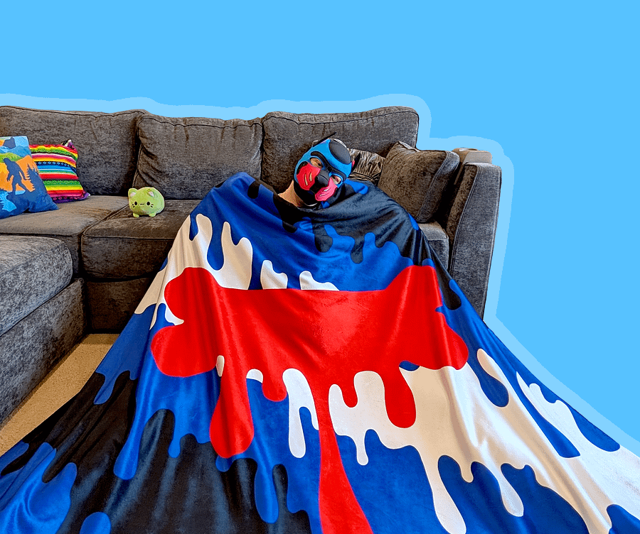 Pup Pride Drip - Sherpa Blanket product image (2)