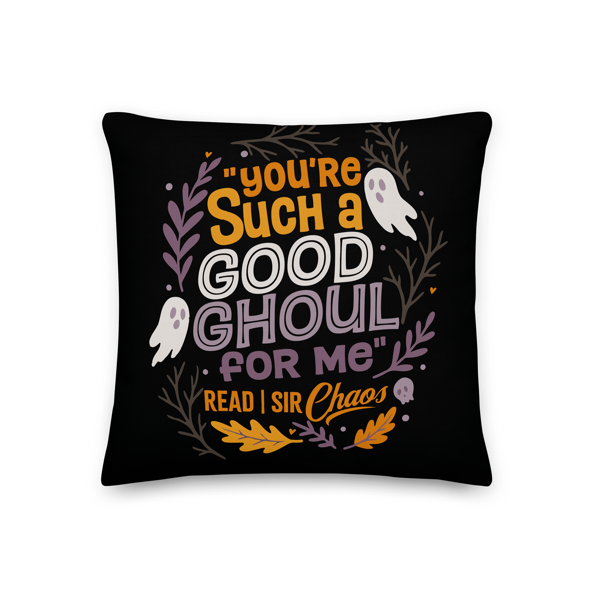 Good Ghoul Black Pillow - Halloween Special Drop product image (1)