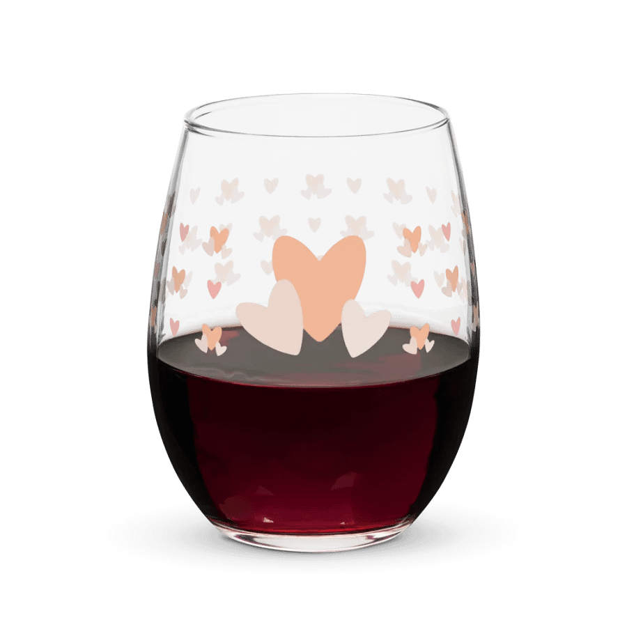 3x The Love Wine Glass product image (5)