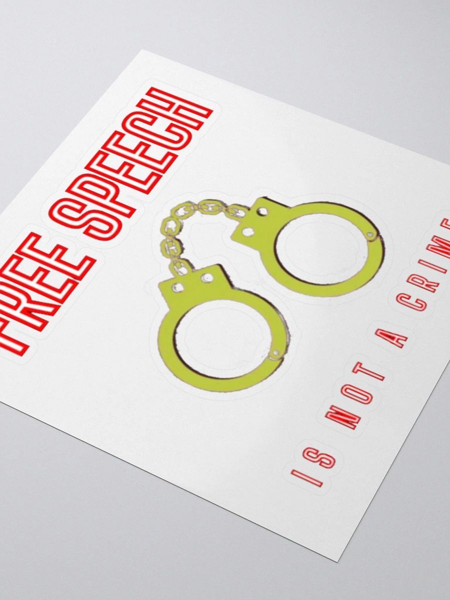 FREE SPEECH IS NOT A CRIME product image (3)