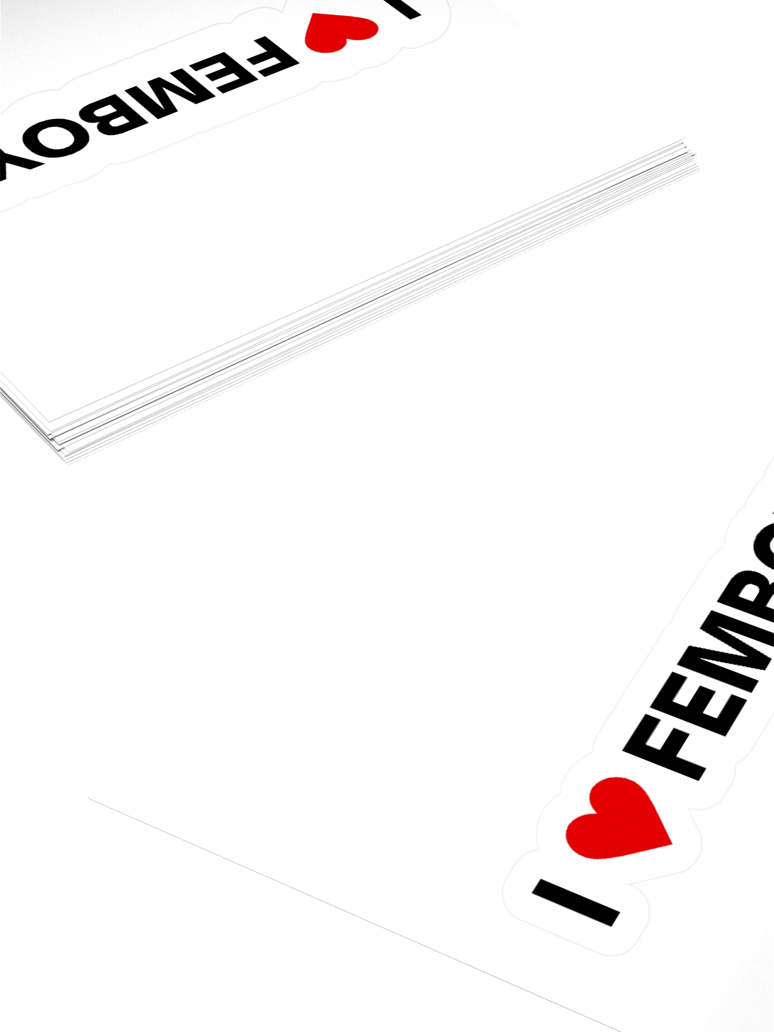 I Love Femboys Sticker product image (4)