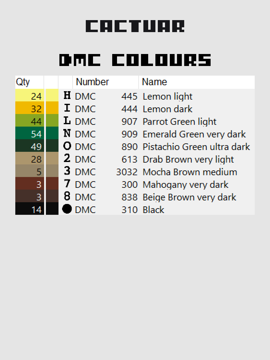 Cactuar Pixel Art product image (4)