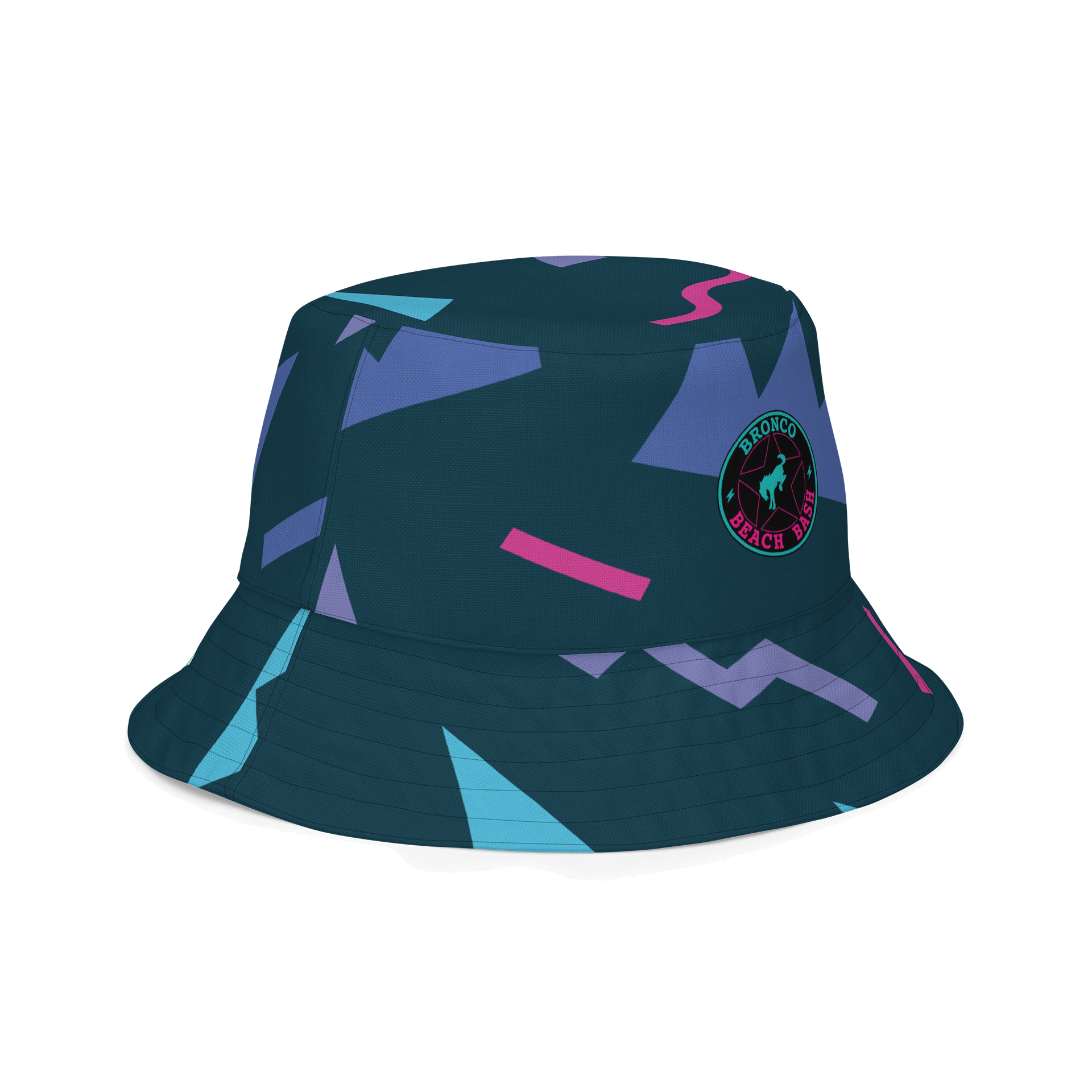 2025 Bronco Beach Bash Ocean City / Destination Bigfoot Bronco Collab | All-Over Print Retro Bucket Hat product image (5)