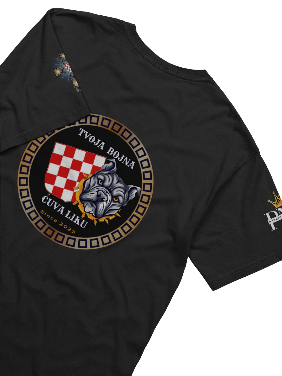 Cro Bulldog Emblem Tvoja Bojna čuva liku T-Shirt product image (4)