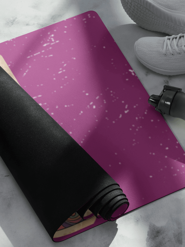 Imagination Creates Your Reality Frog Yoga Mat product image (2)