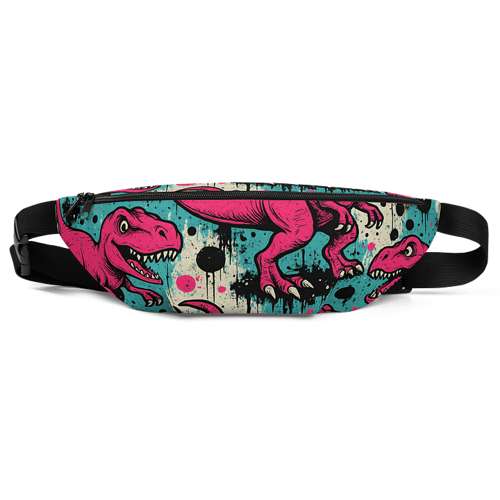 T-Rex Paint Neon Graffiti Pop Art - Fanny Pack product image (1)