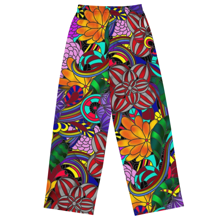 Flowers and Rainbows Wideleg Pants product image (1)