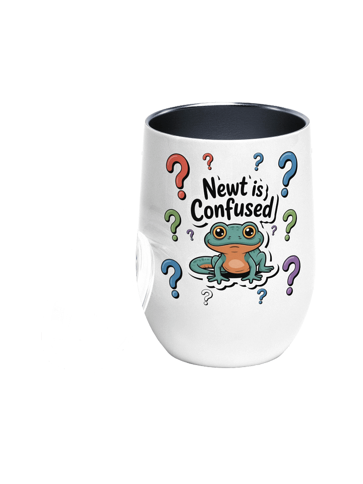 Confused Newt Wine Tumbler product image (1)