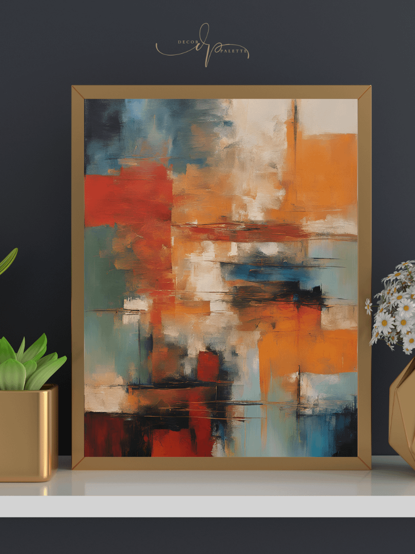 Modern Abstract Painting Printable Wall Art product image (1)