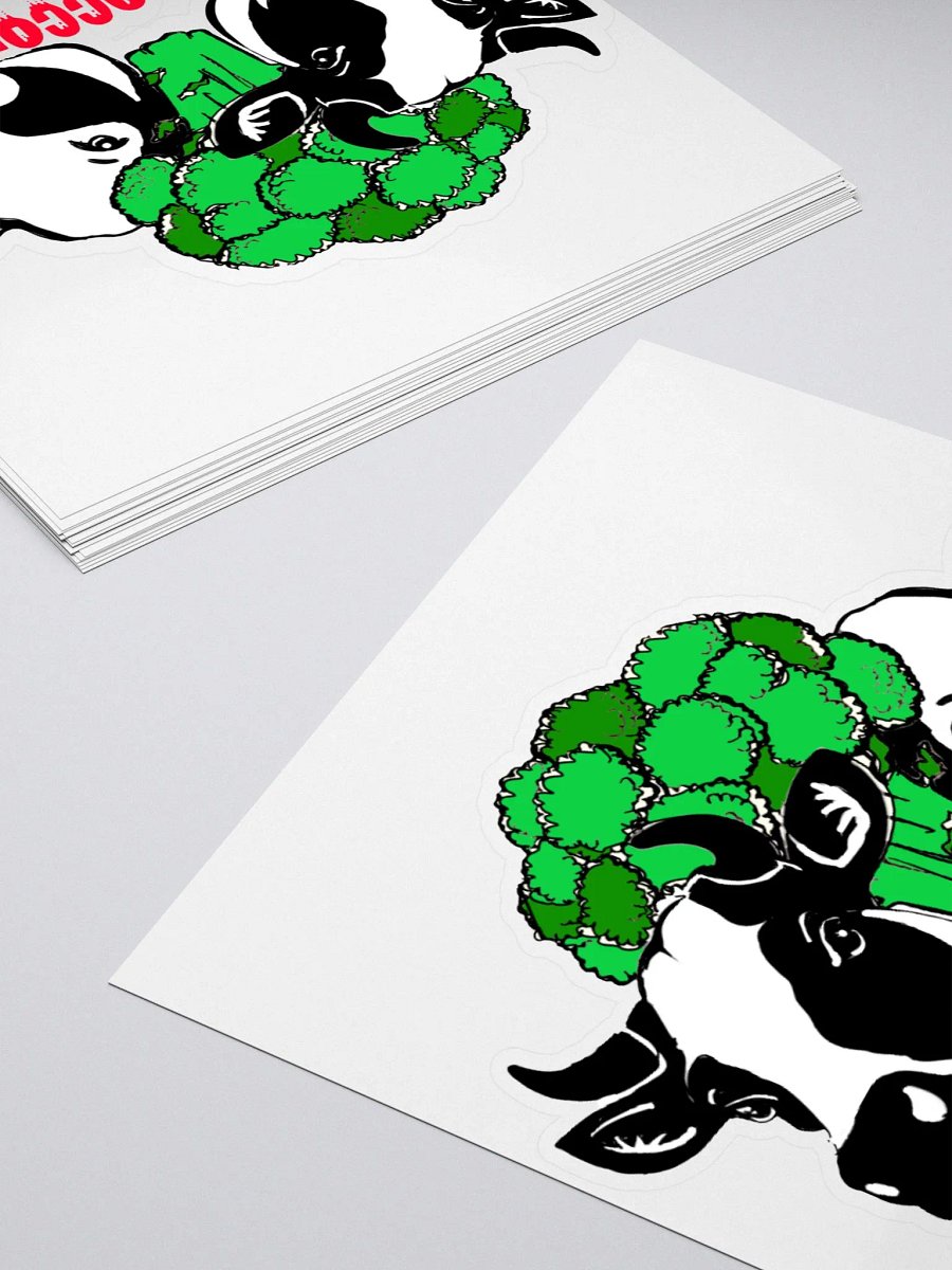 Broccoli Beef Retro Sticker product image (4)
