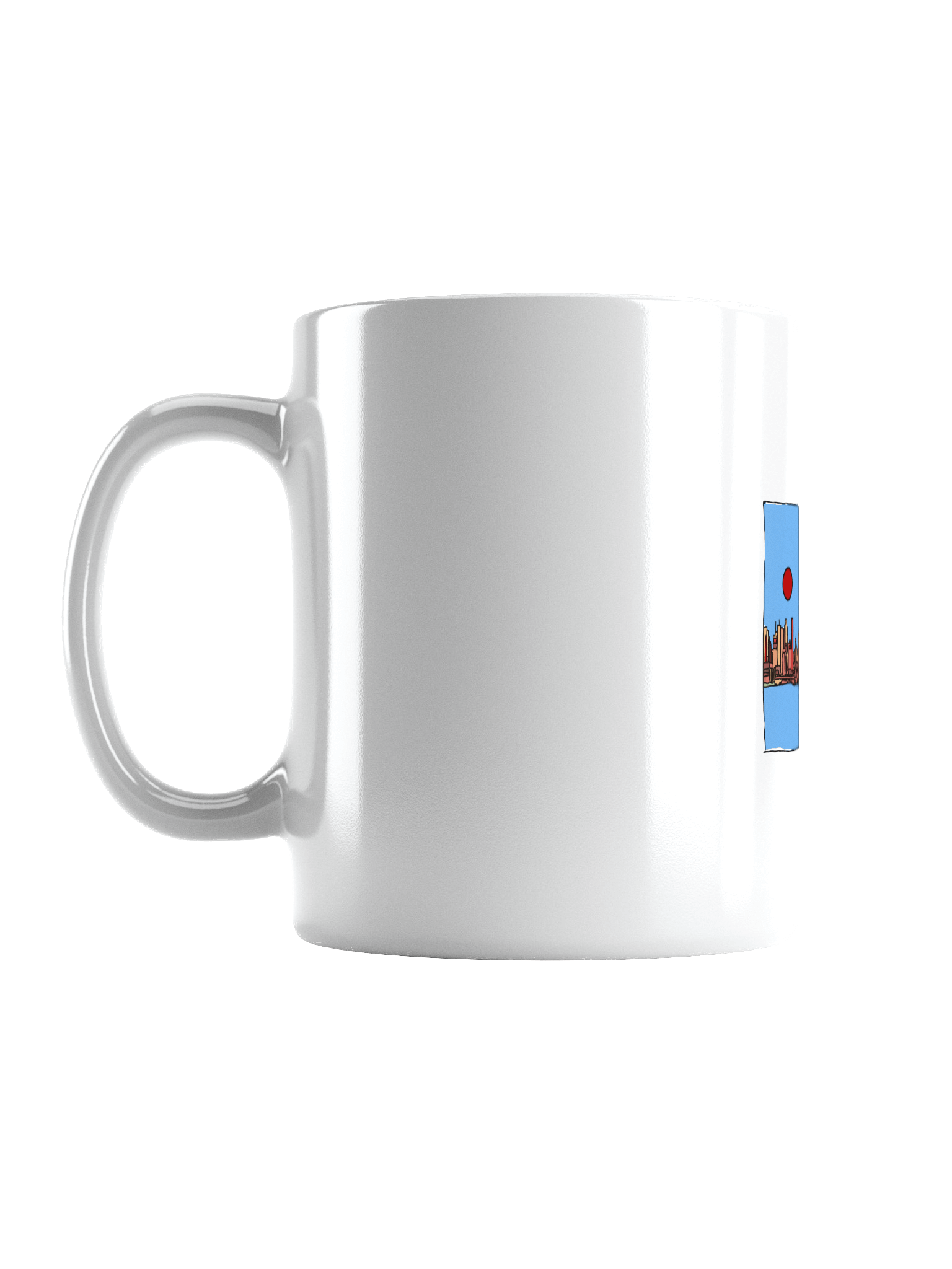NYC Skyline Mug – White Ceramic product image (2)