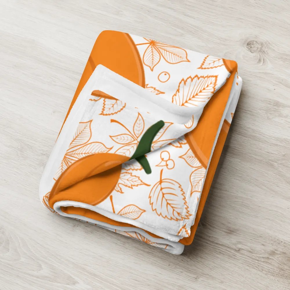Cozy Fall Pumpkin Throw Blanket | Autumn Home Decor product image (6)