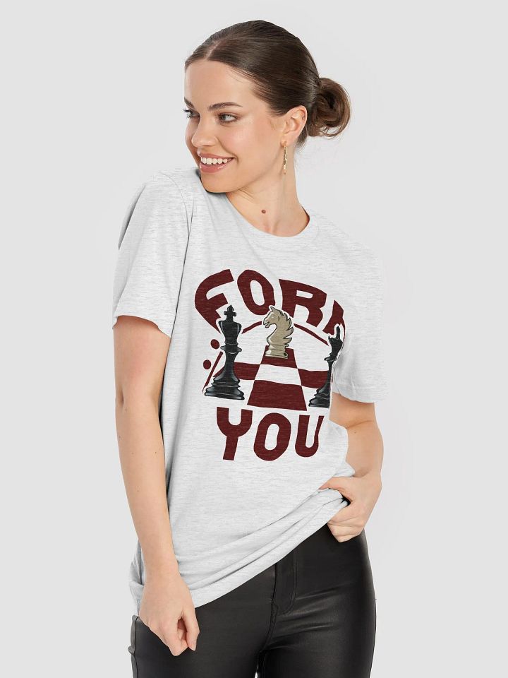 Fork You: A Punny Chess T-Shirt for Enthusiasts product image (2)