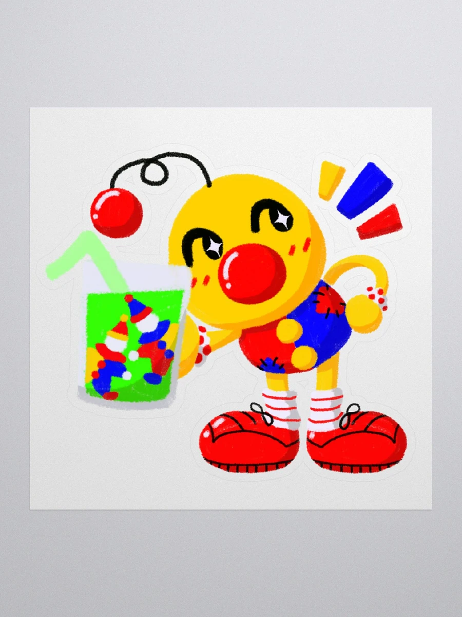 Boyoyoing Clown Soda Sticker Sparkles product image (1)
