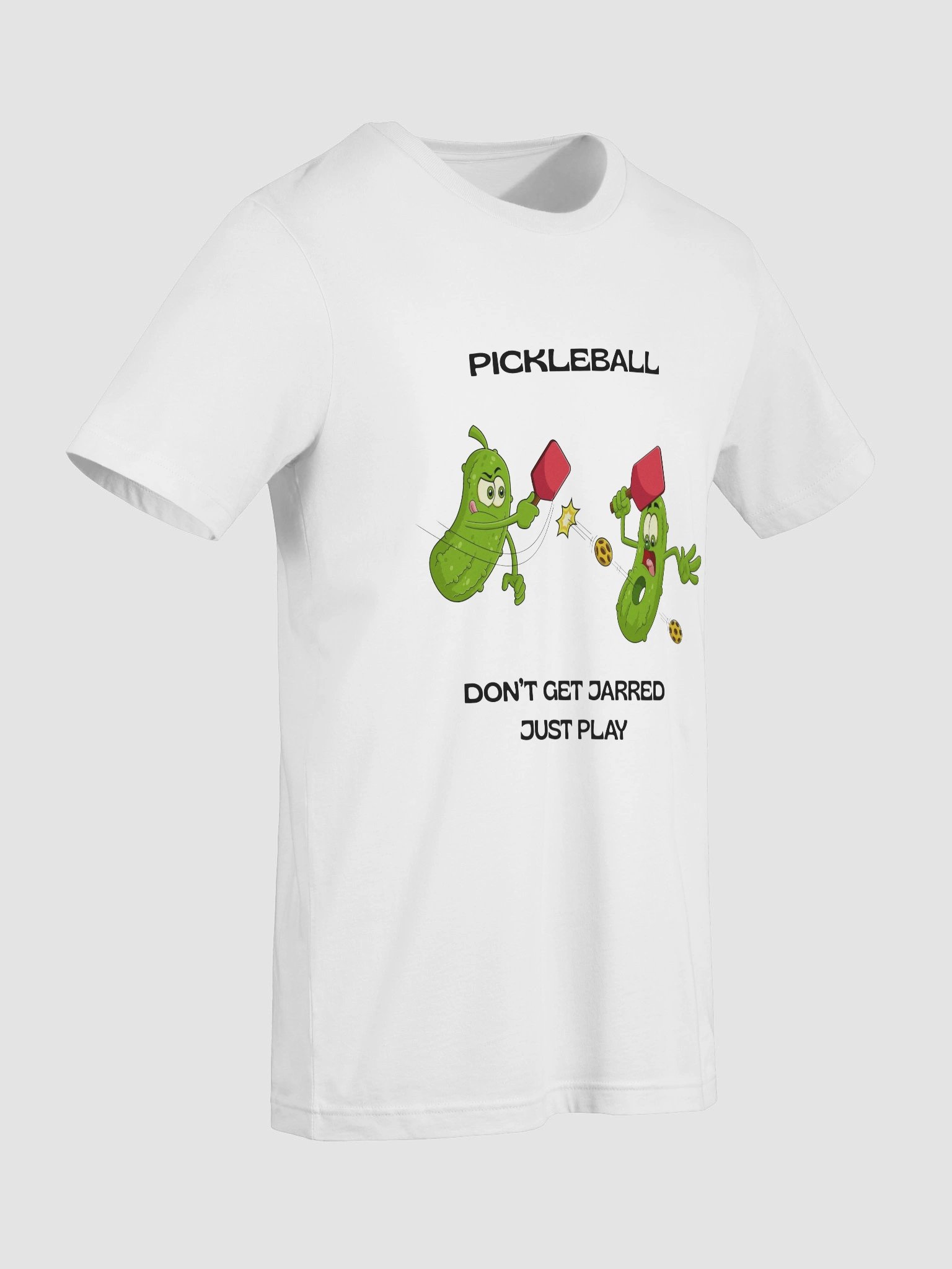 Pickleball Don't Get Jarred Just Play Bella Supersoft Unisex T-Shirt product image (9)