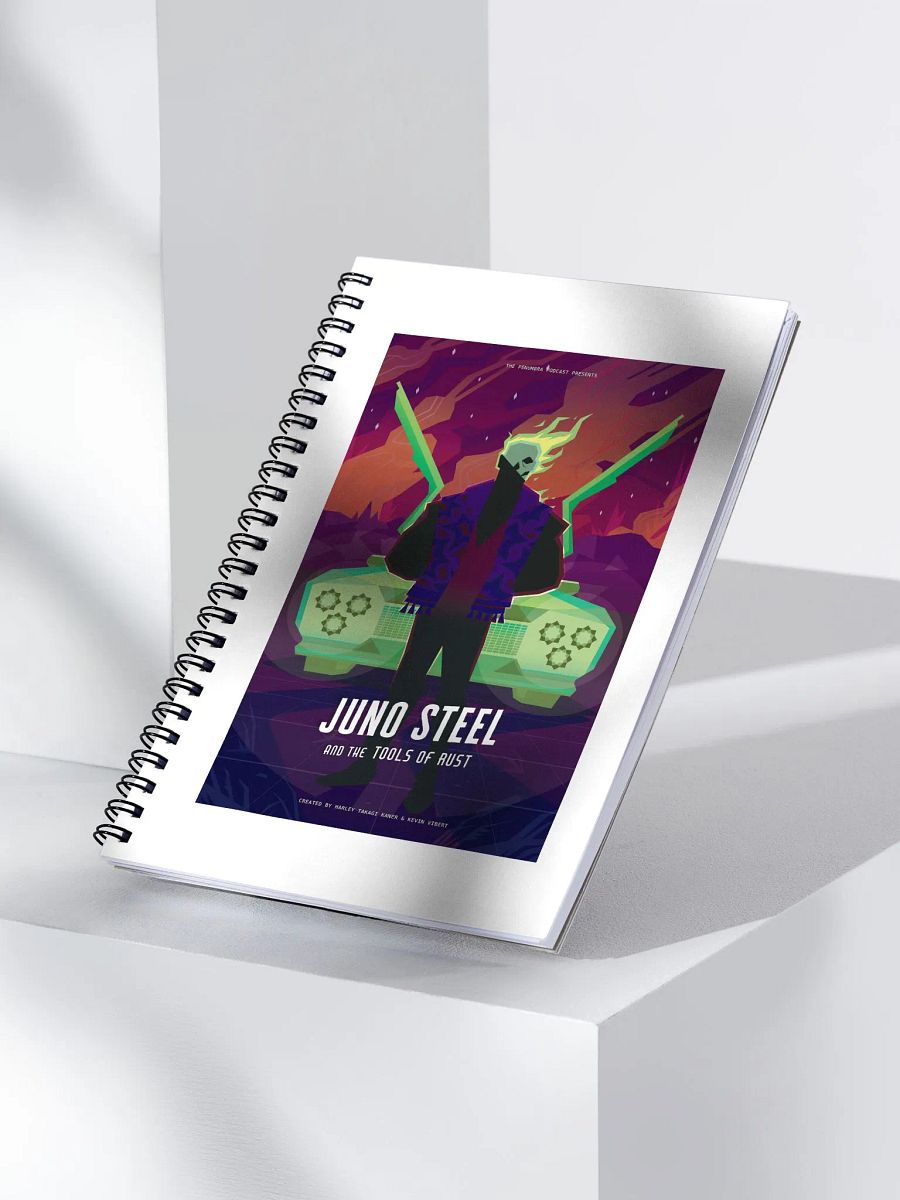 Juno Steel and the Tools of Rust Spiral Notebook product image (3)