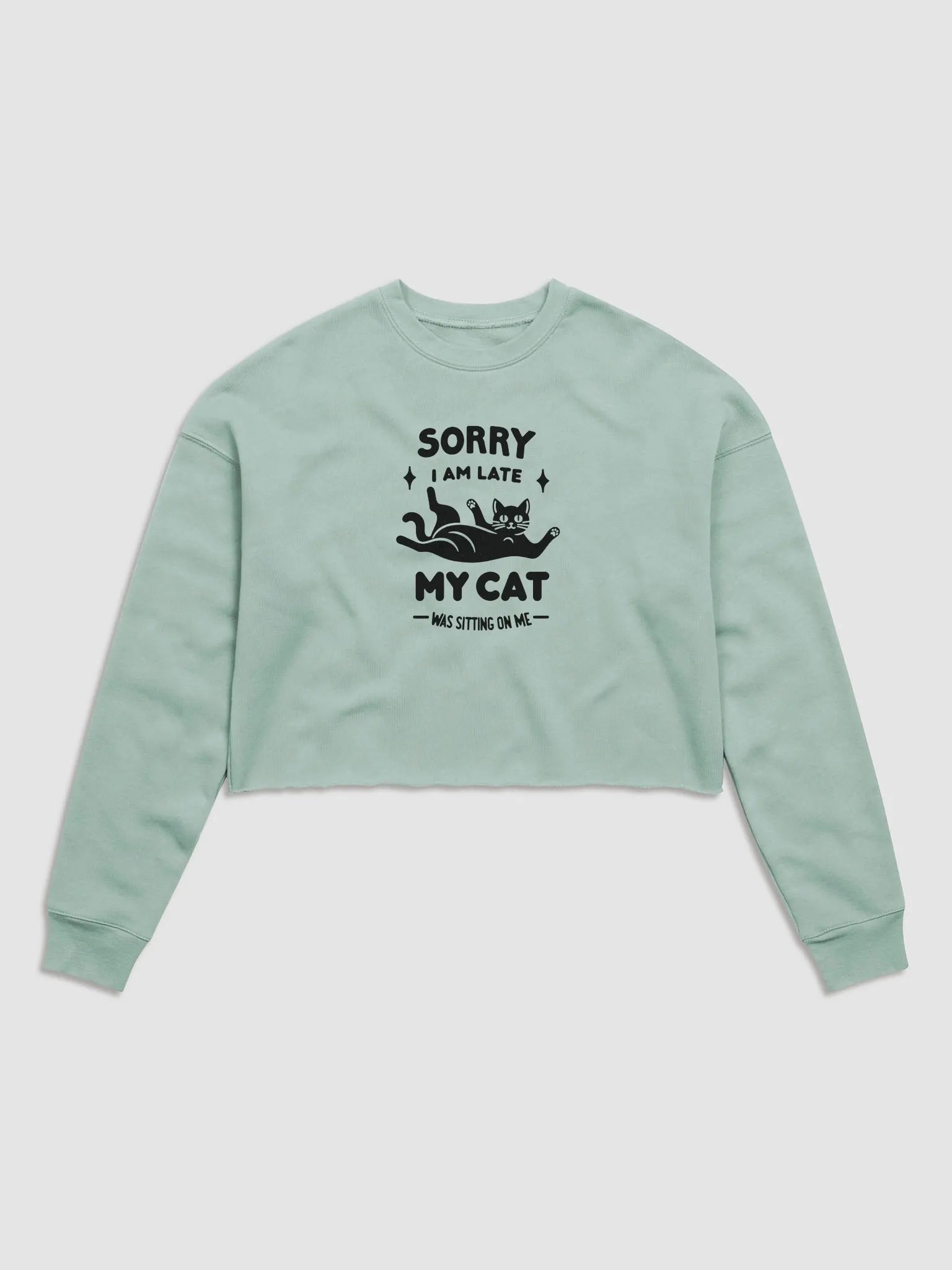 Playful Cat Apology Fleece Sweatshirt product image (13)
