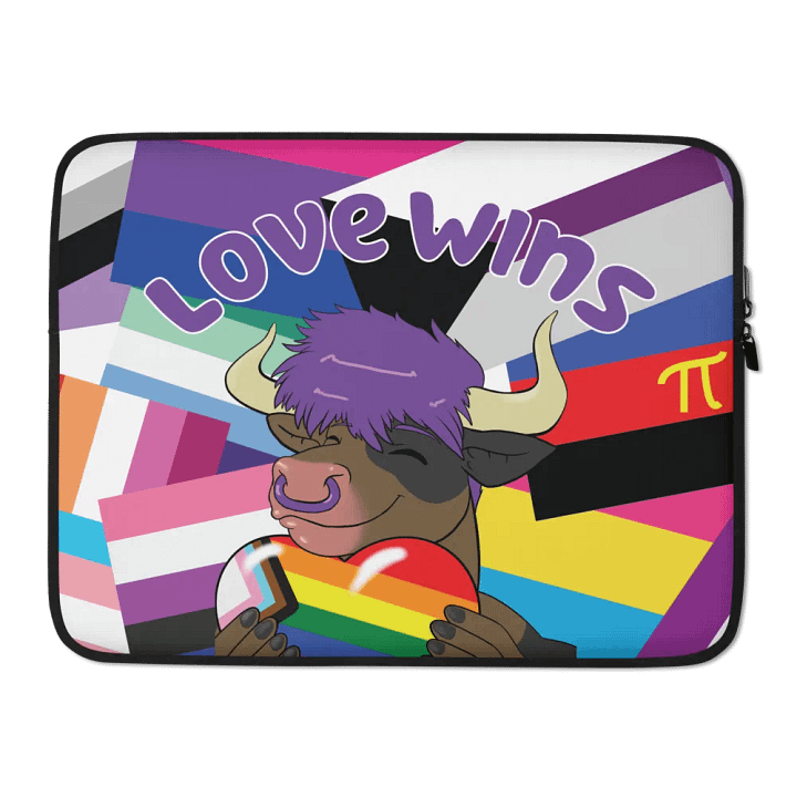 "Love Wins" Laptop Sleeve product image (2)