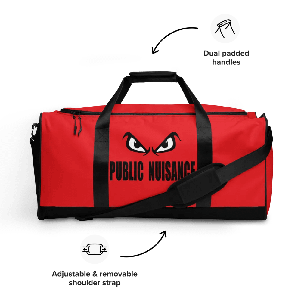 Public Nuisance: Red Duffle Bag product image (9)