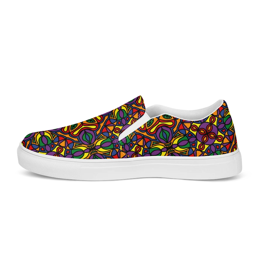 Mens Slip On Canvas - Pride Abstract product image (4)