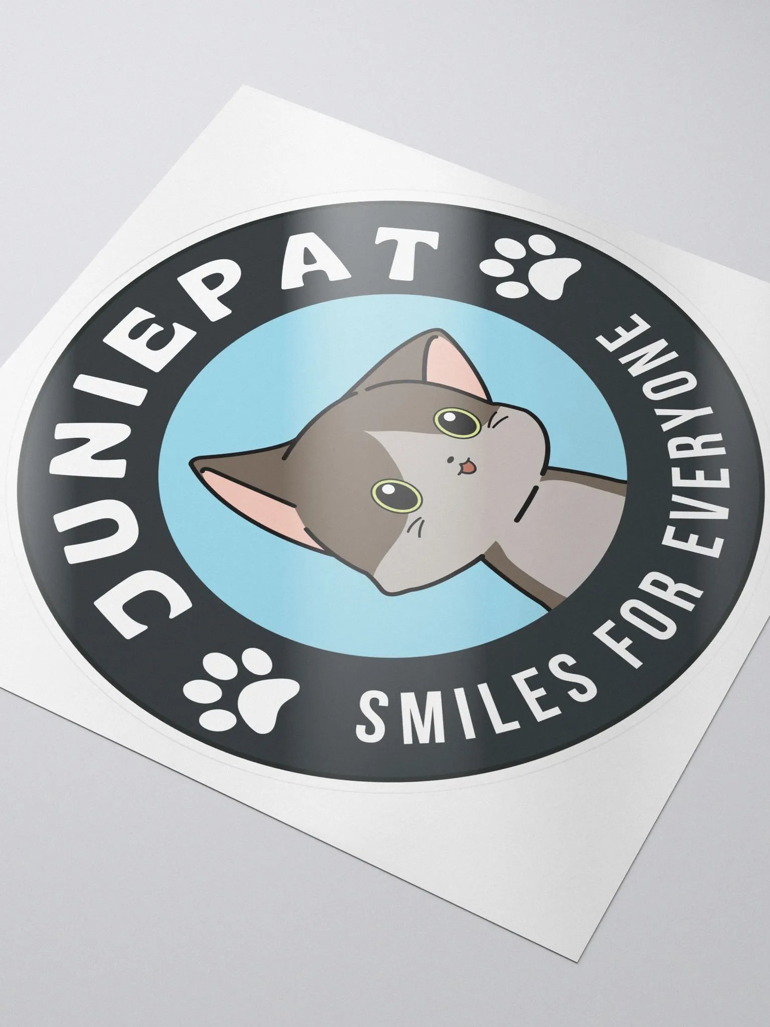 Juniepat Smiles Logo Sticker product image (3)