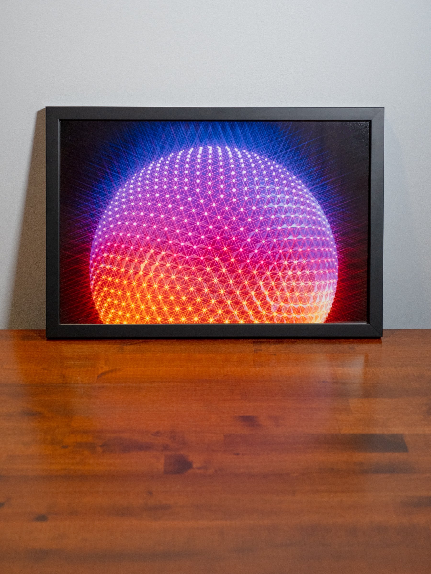 Starburst Spaceship Framed Premium Luster Print product image (2)