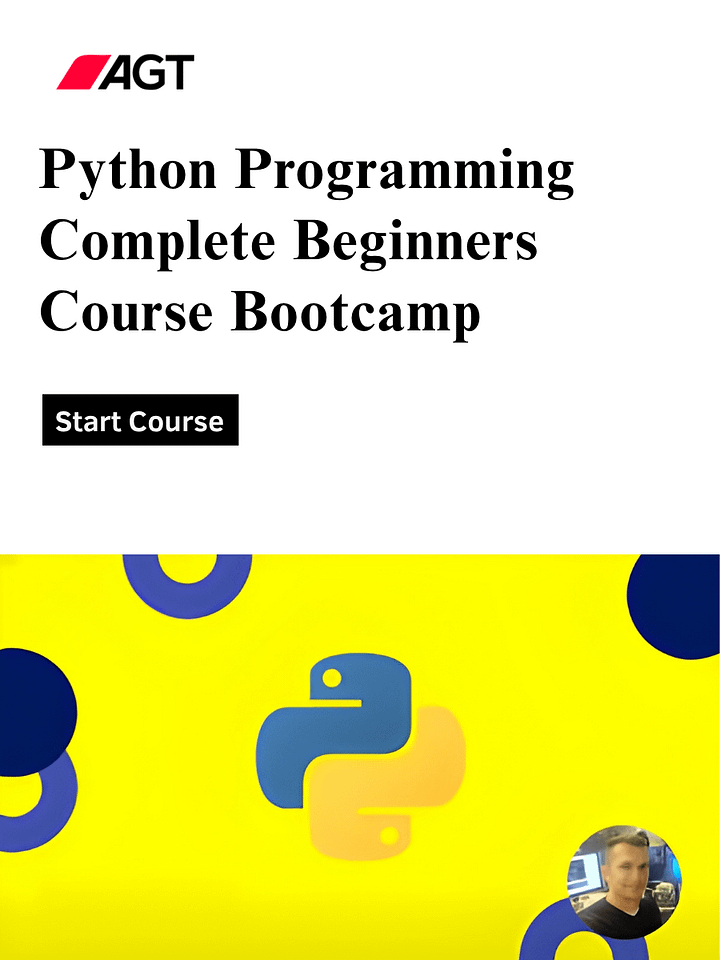 Python Programming Complete Beginners Course Bootcamp product image (1)