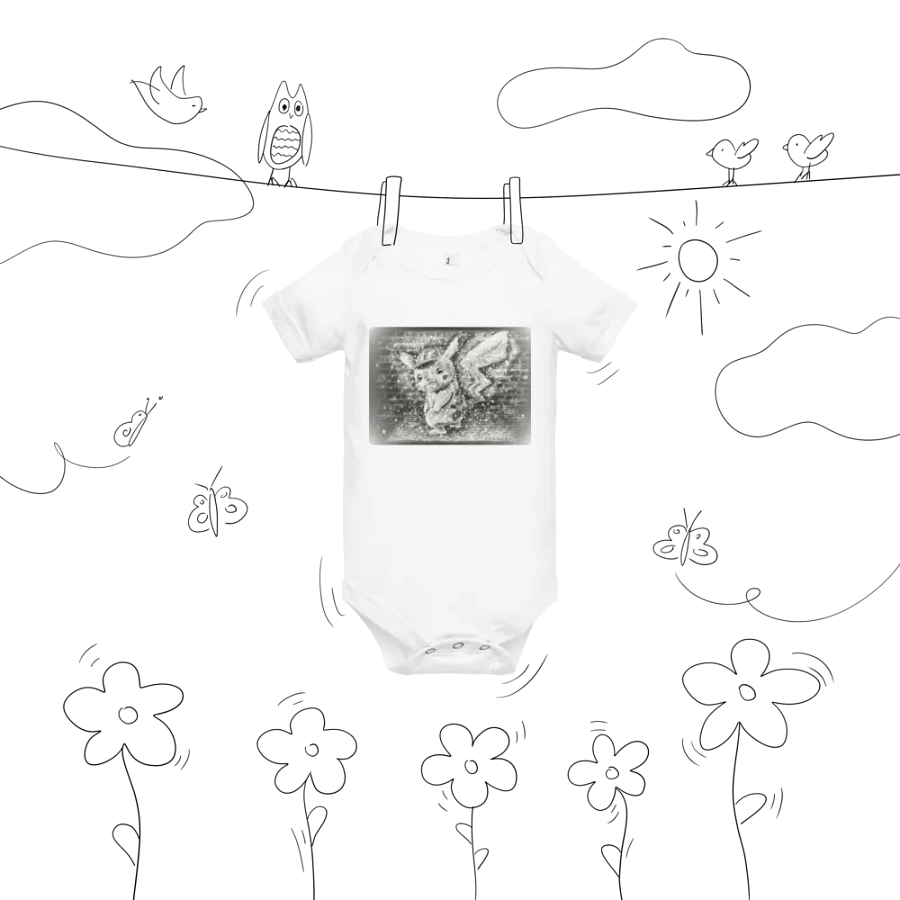 Nashīnasu - Pikachu White Baby Onesie product image (7)