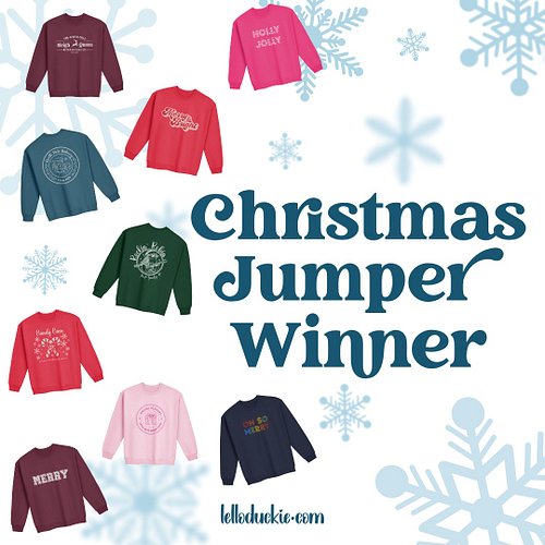 Big News! Congratulations to Naomi @noodlomi, the lucky winner of our Christmas Jumper giveaway! 

Thank you so much to every...