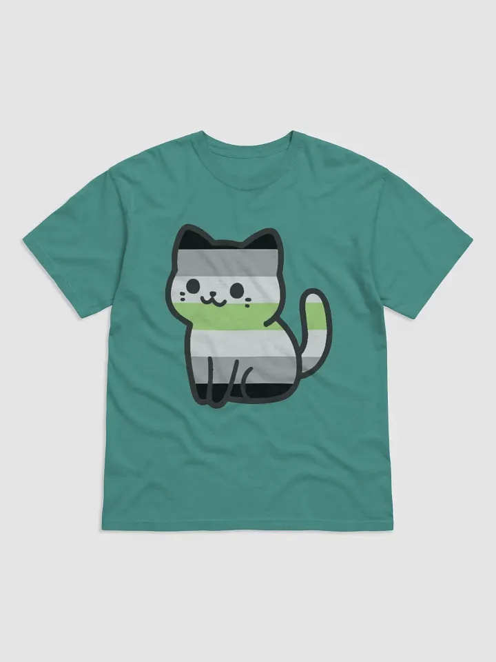Agender Pride Kitty Man's Shirt product image (10)