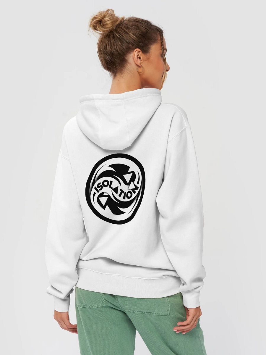 ISOL▲TION — 2024 — TEXT & LOGO — PULLOVER HOODIE — B&W product image (5)