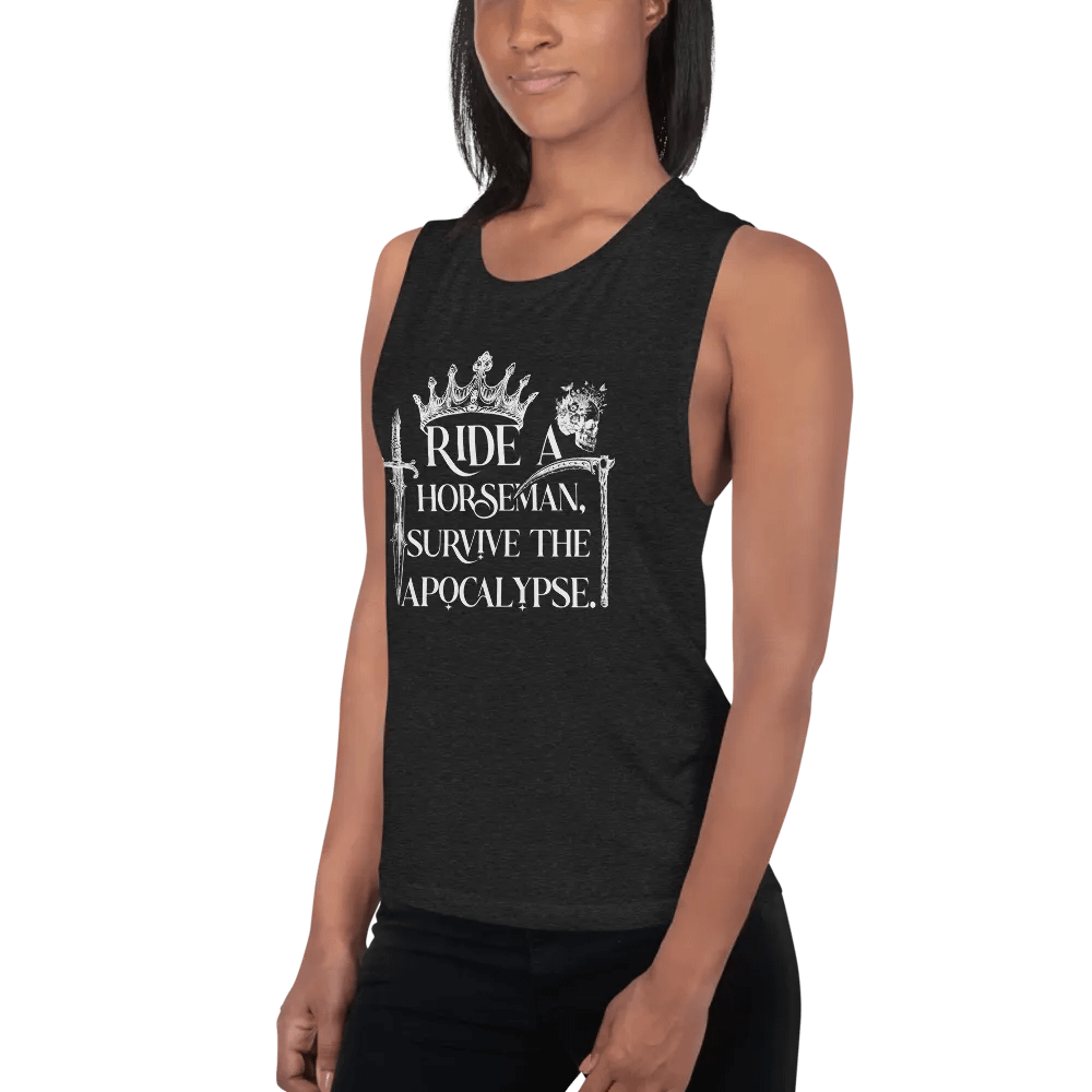 Ride a Horseman Bella+Canvas Women's Flowy Muscle Tank product image (3)