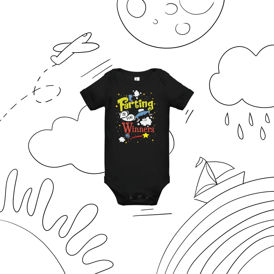 Farting Is For Winners baby onesie product image (8)