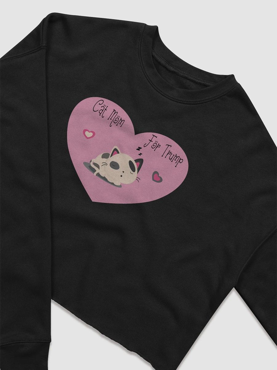Cat Mom For Trump Crop Top product image (10)