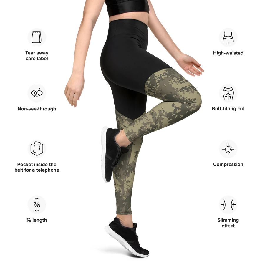 Vibrant Compression Sports Leggings product image (35)