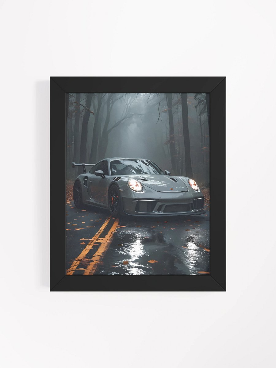 Serene Misty Drive Framed Matte Poster product image (5)