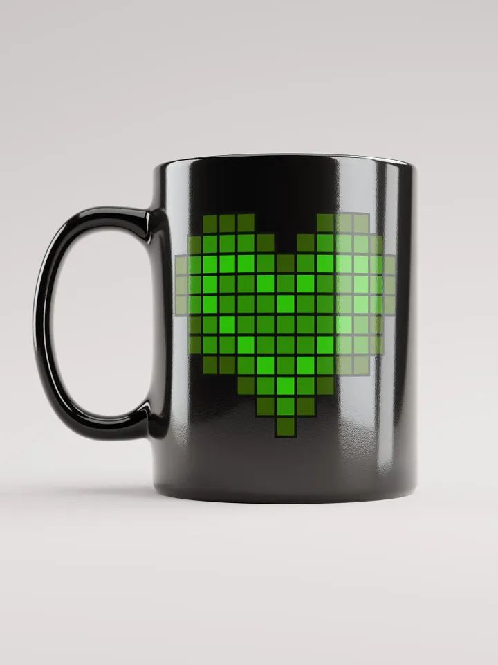 Irish Heart Black Glossy Mug product image (1)