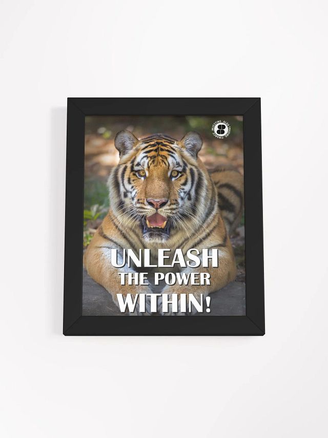 Unleash power within Tiger poster product image (1)