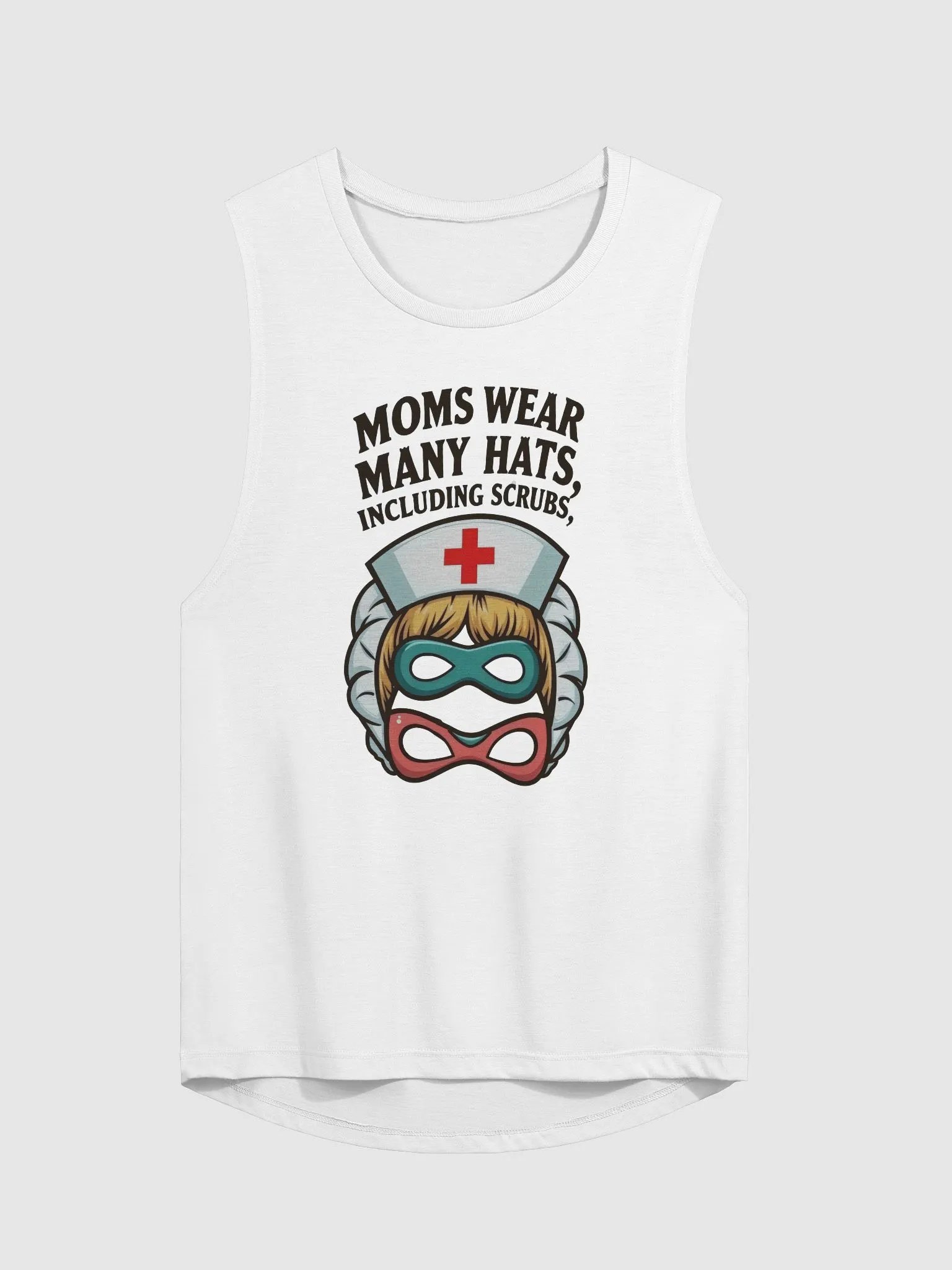 Superhero Mom Nurse Muscle Tank product image (3)