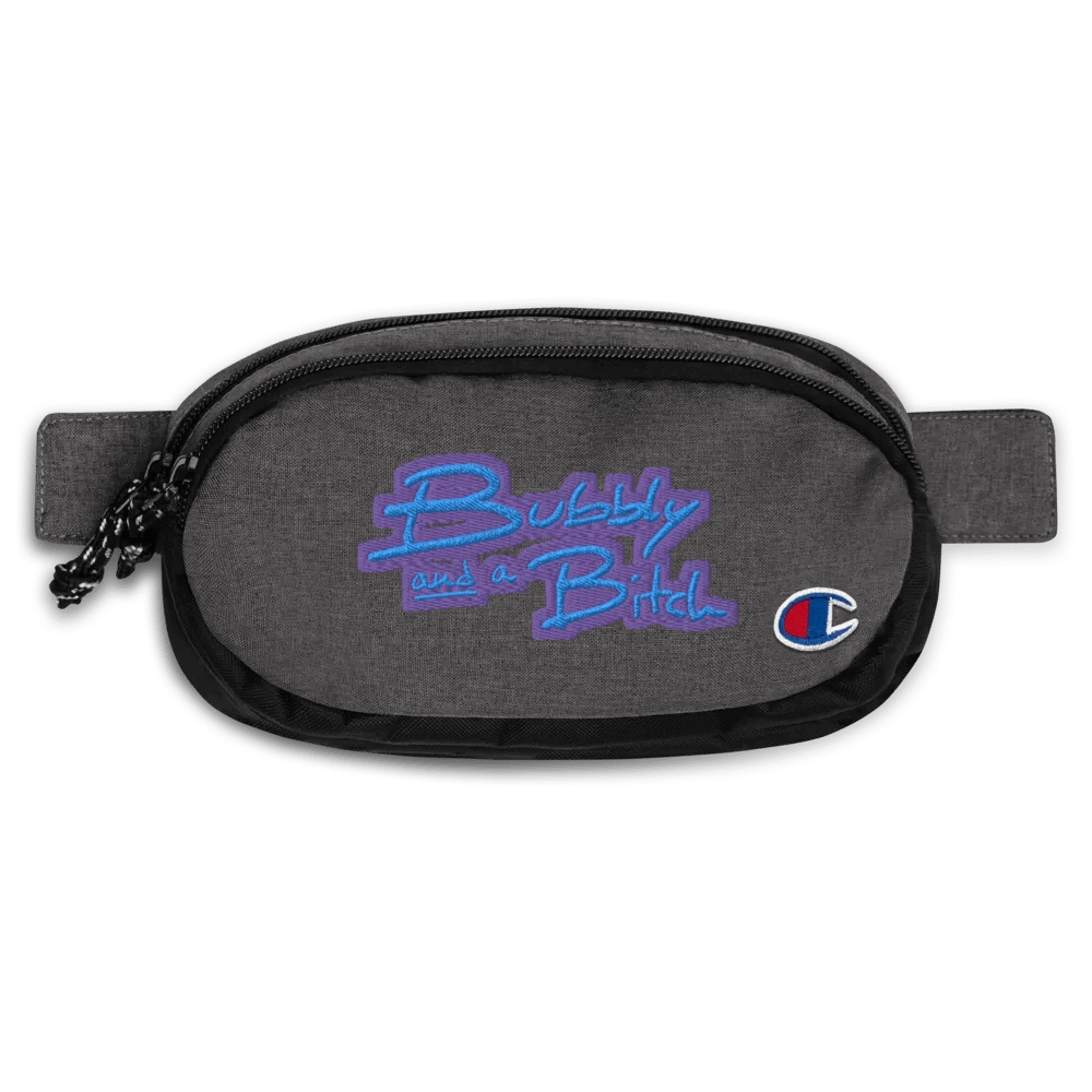 Bubbly and a B (violet design) champion fanny pack product image (1)