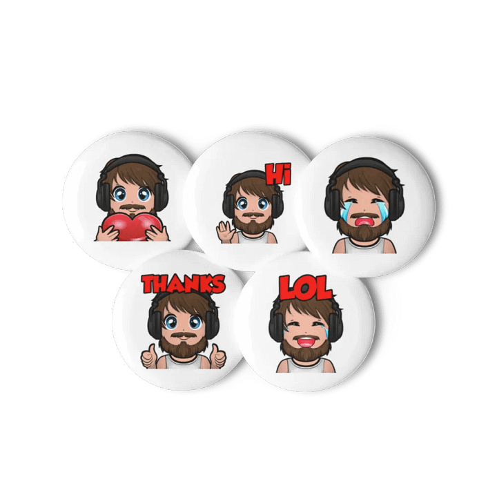 Bold AMG Red Pin Buttons Set product image (2)