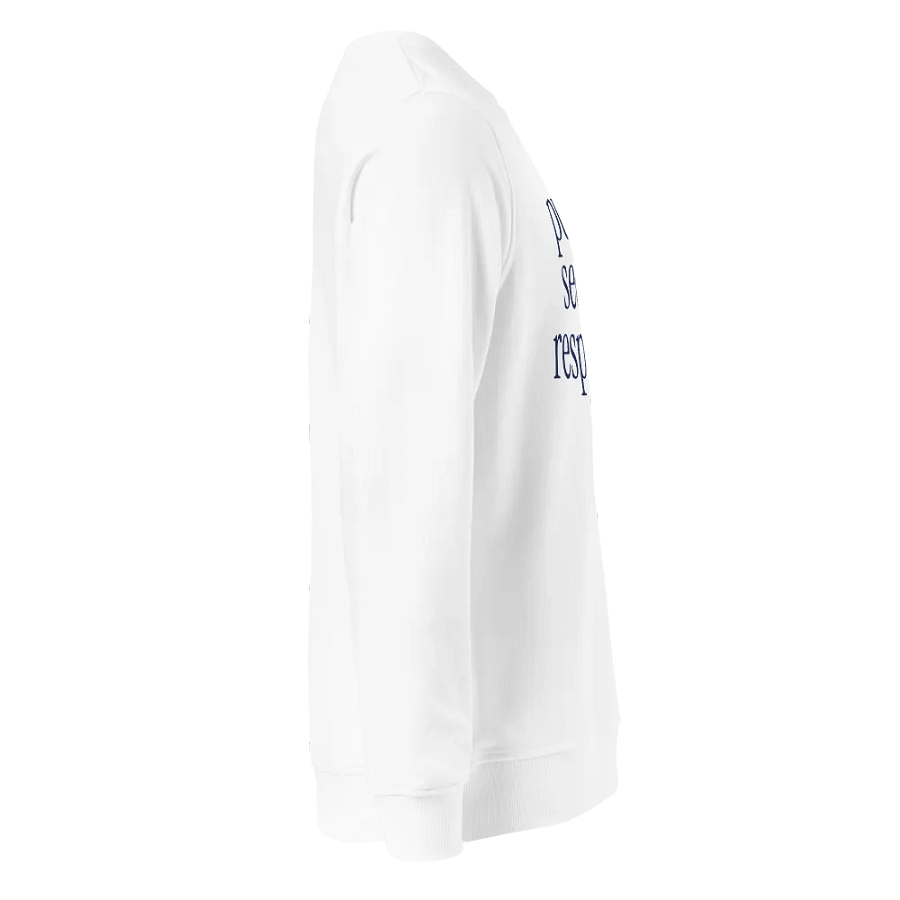 Public Sector Respecter Crewneck (White) product image (6)