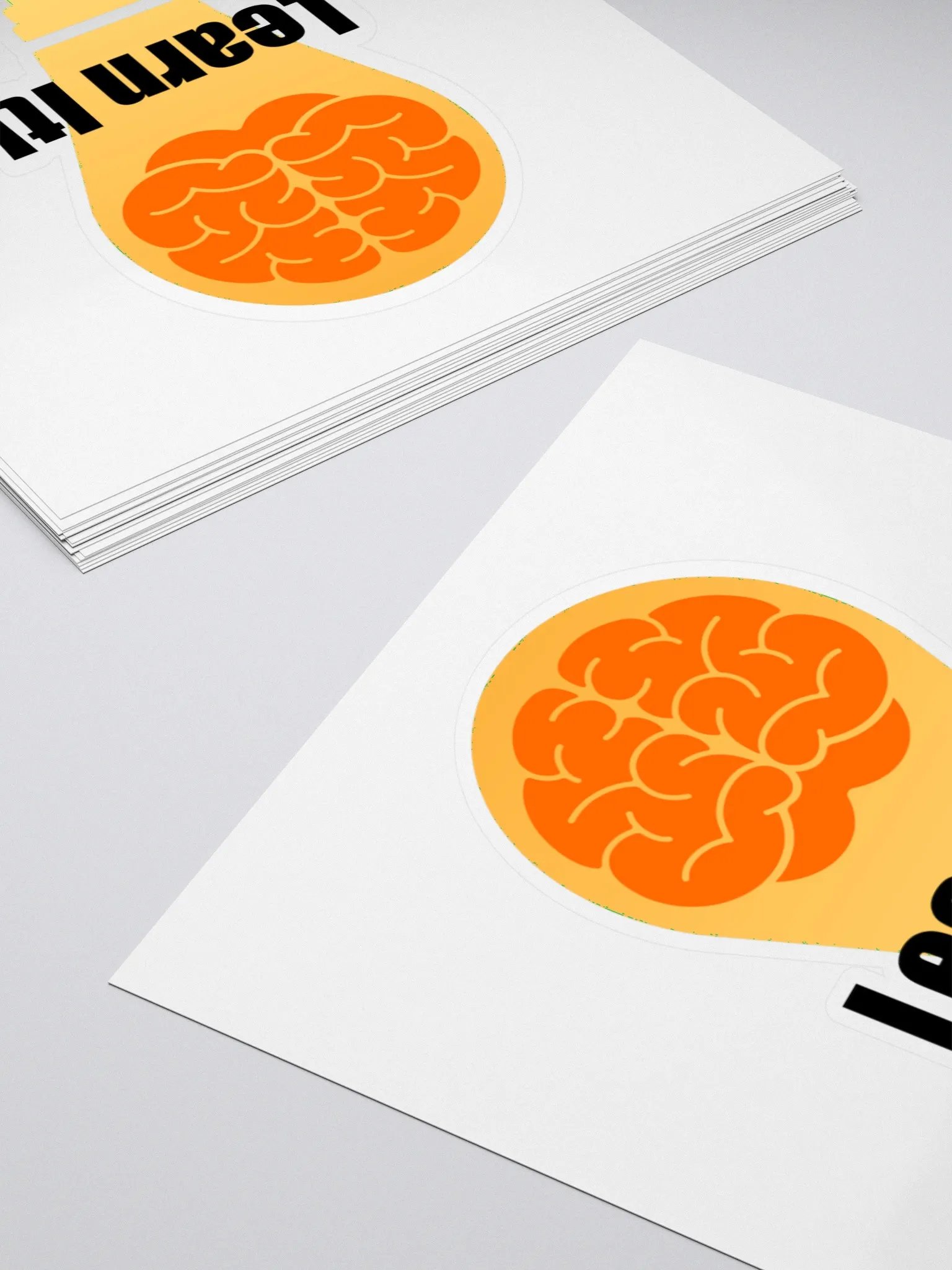 Brainy Bright Ideas Stickers - White Letters product image (4)