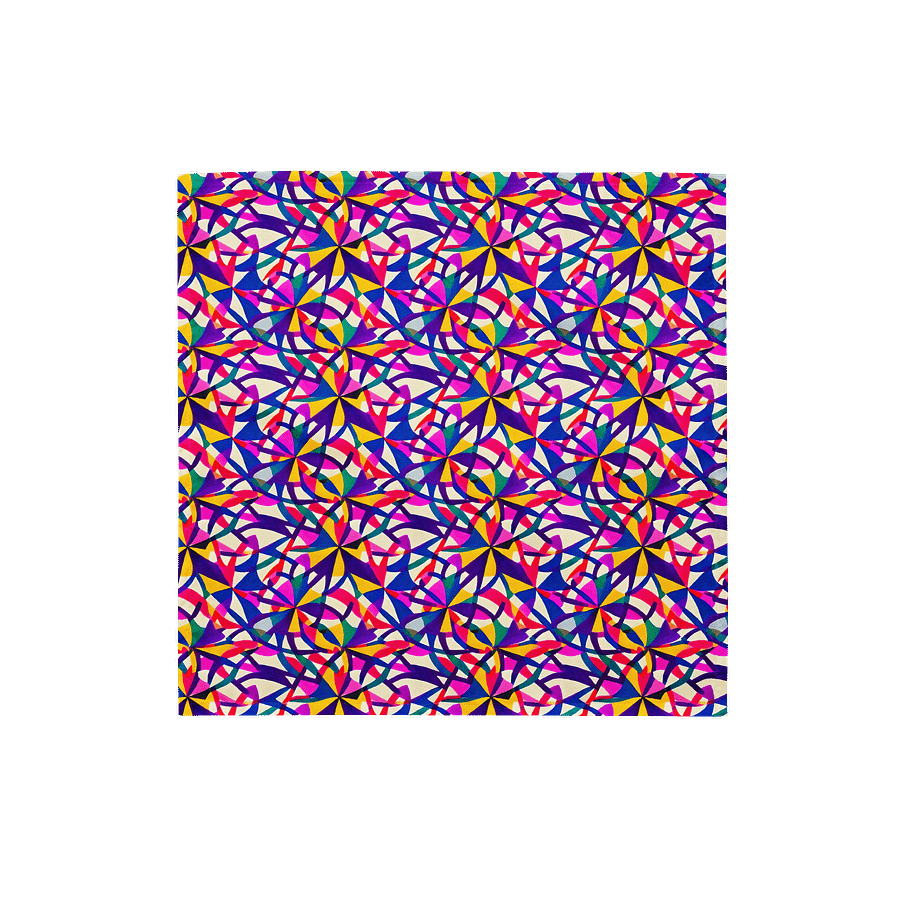 Rainbow Shapes Bandana product image (1)