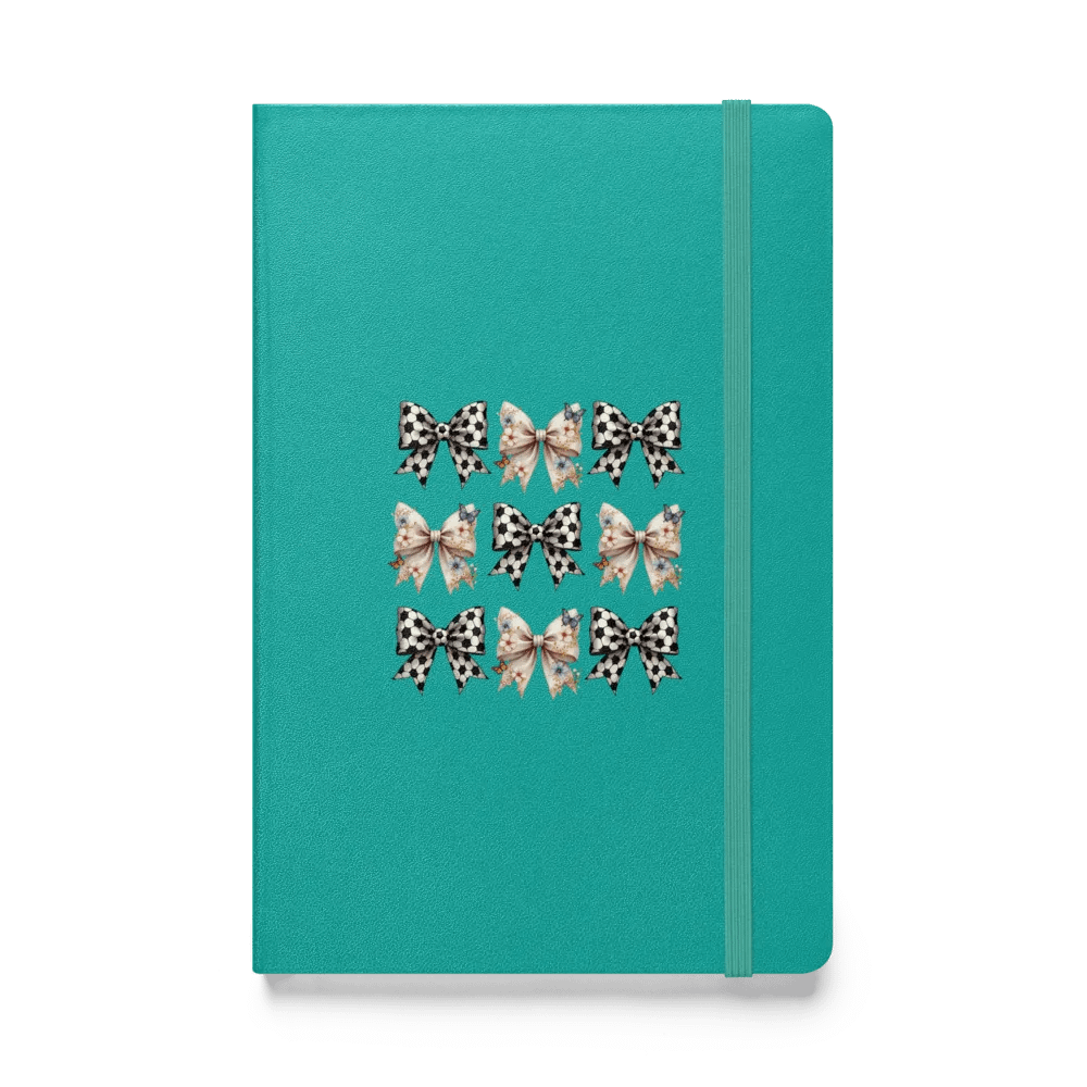 Spring Bows Soccer Chic Hardcover Journal product image (1)