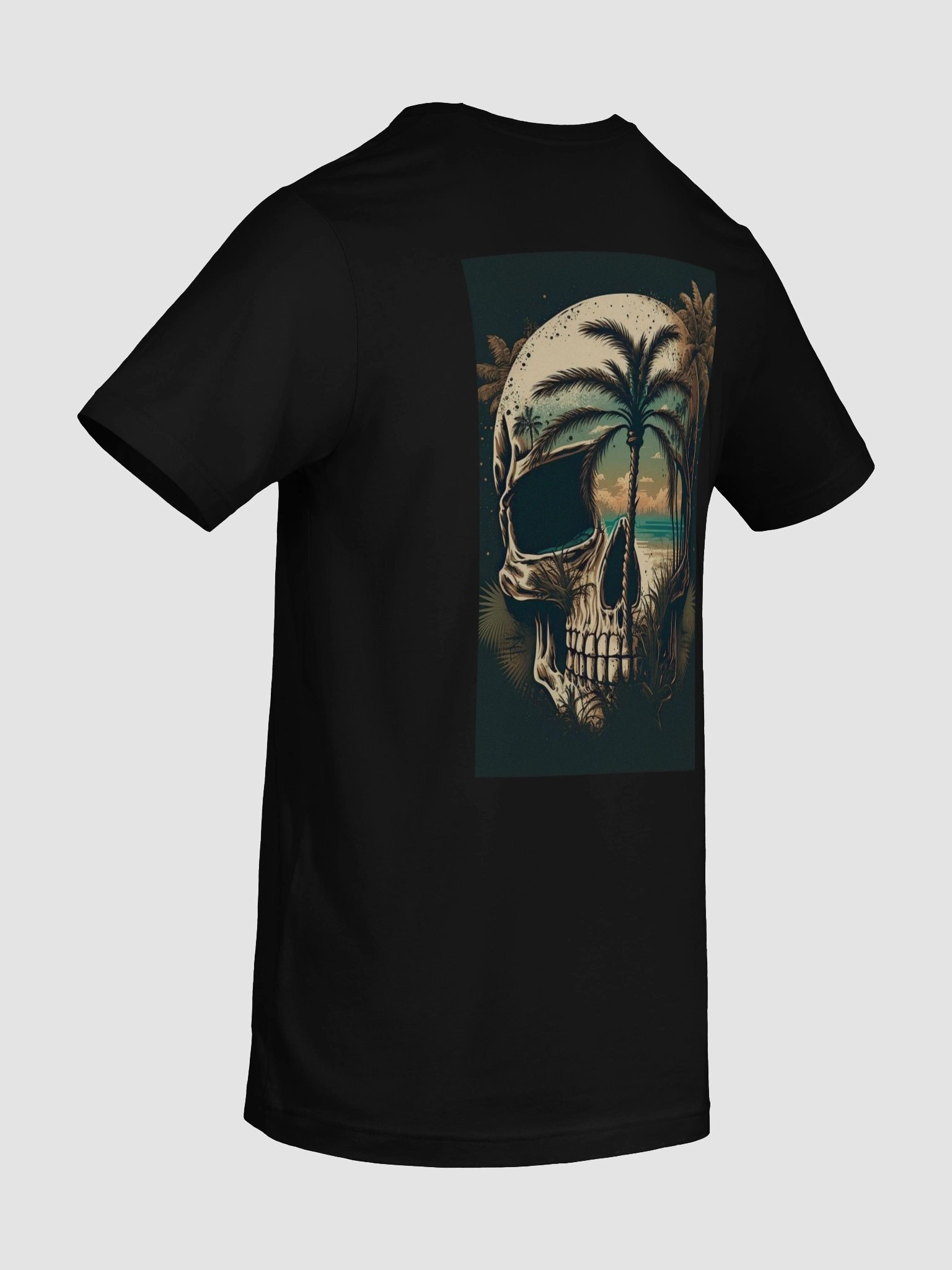 Tropical Skull Sunset T-Shirt product image (5)