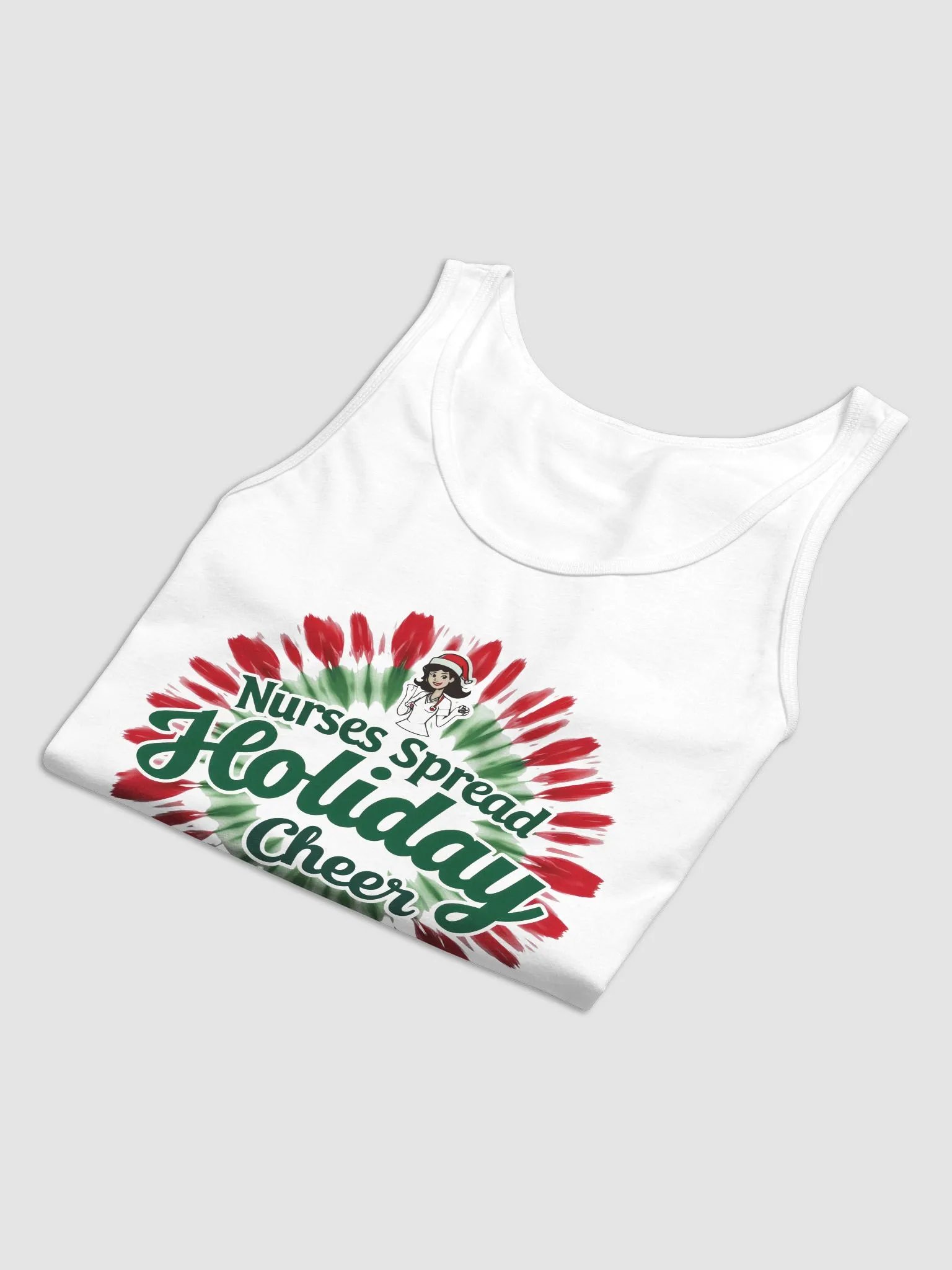 Cheerful Holiday Nurse Tank product image (9)