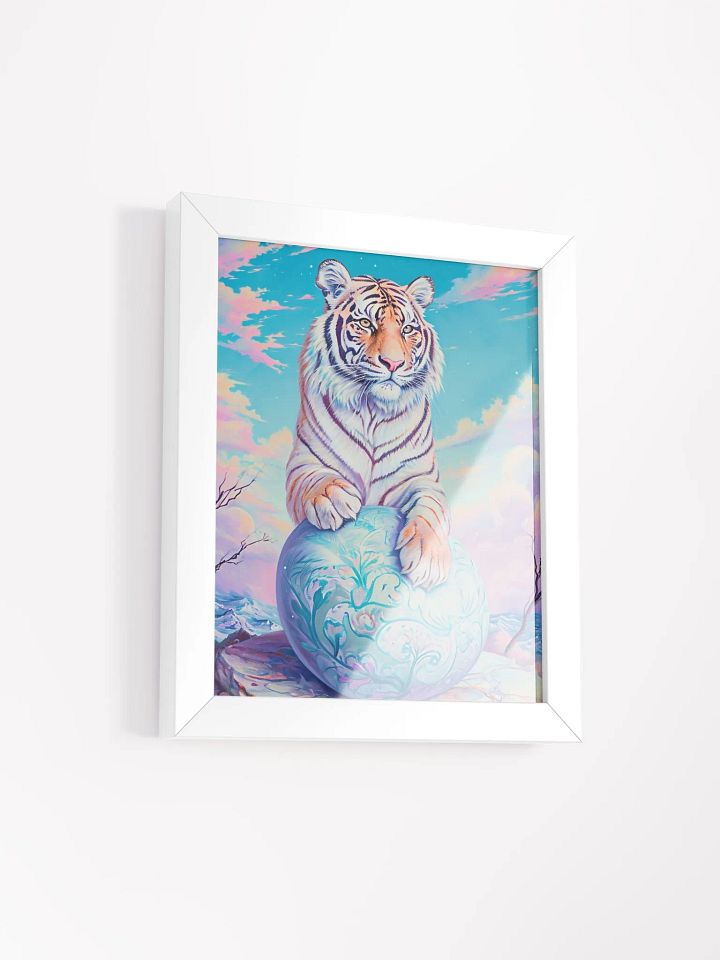 Majestic Tiger Globe Matte Poster product image (2)