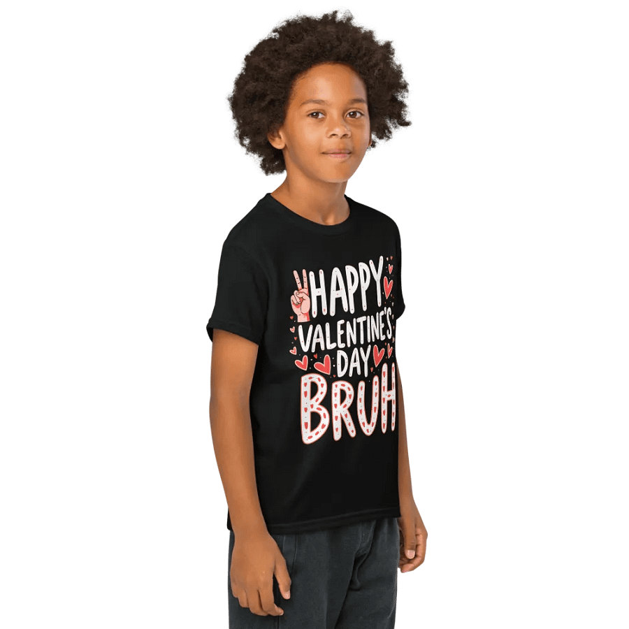 Peace & Love Valentine's Youth Tee product image (11)